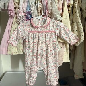 Kissy Kissy Pink and Purple Baby Outfit